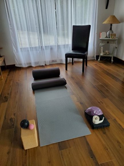 20201008_West Coast Healing Private Set-up Set-up for a Private Yoga Therapy Session
